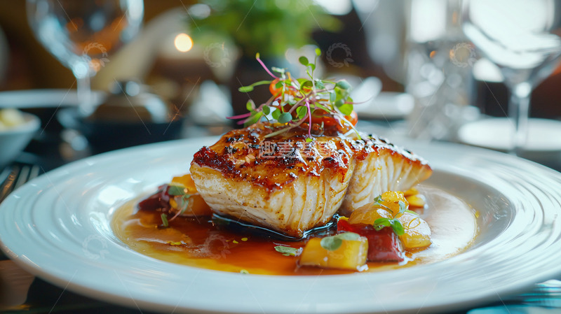 高清大图下载【趣麦麦图】烤鱼