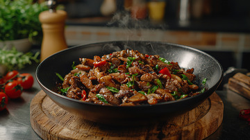 香辣炒肉丝