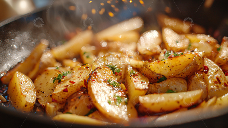 高清大图下载【趣麦麦图】煎土豆块