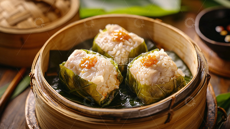 高清大图下载【趣麦麦图】蒸笼点心