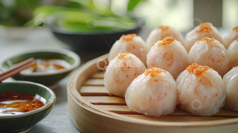 高清大图下载【趣麦麦图】水晶虾饺
