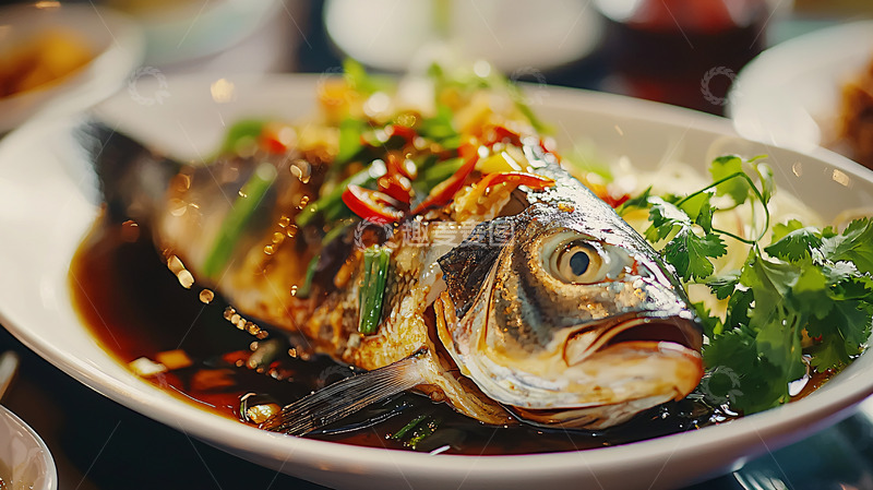 高清大图下载【趣麦麦图】红烧鱼