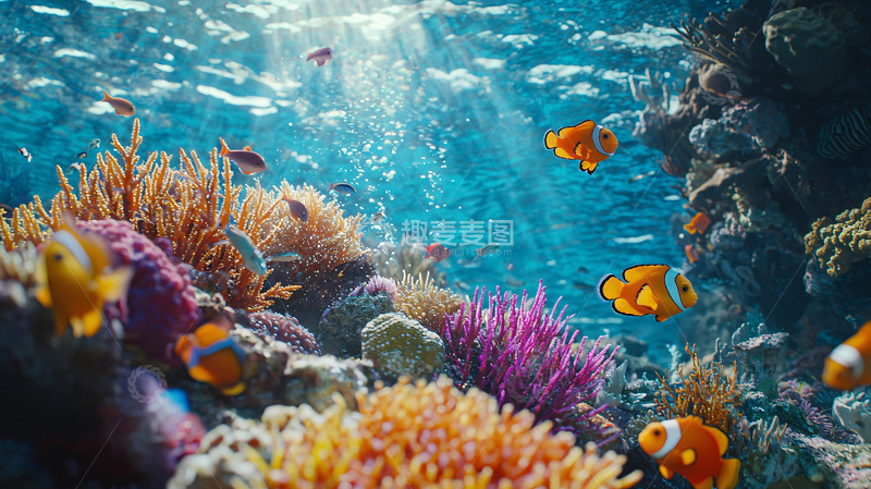 高清大图下载【趣麦麦图】珊瑚礁