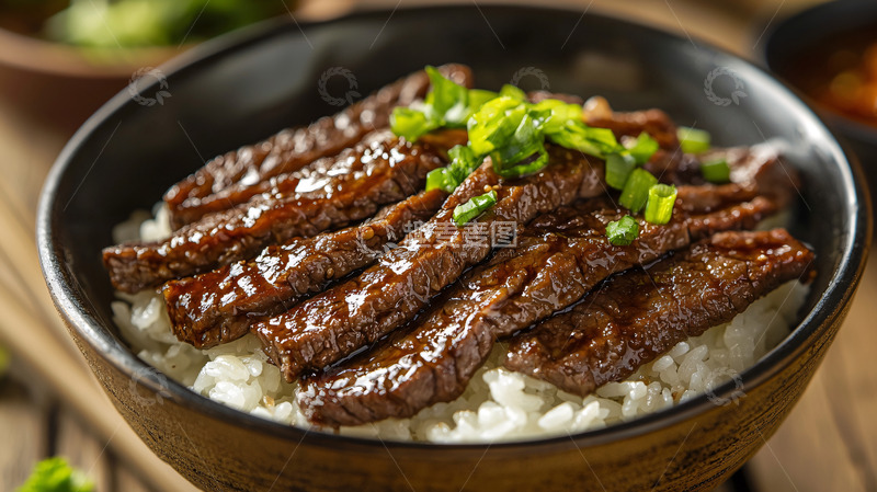 高清大图下载【趣麦麦图】牛肉饭
