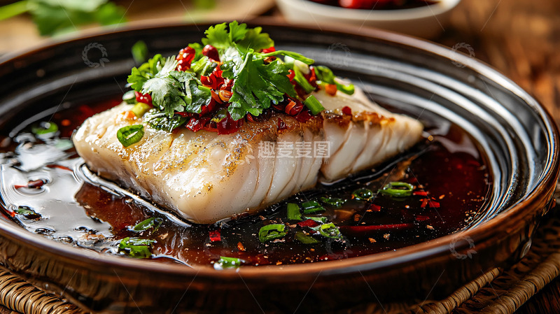 高清大图下载【趣麦麦图】清蒸鱼