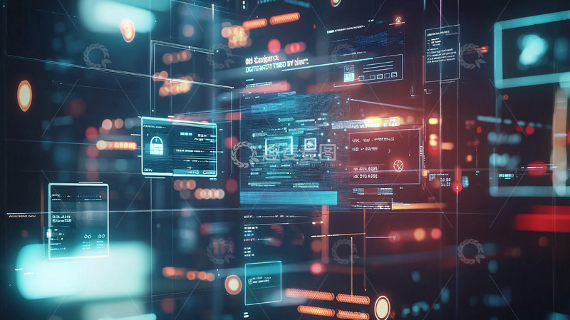 高清大图下载【趣麦麦图】抽象数据流