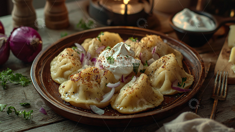 高清大图下载【趣麦麦图】美味手工饺子