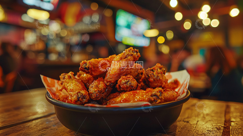 高清大图下载【趣麦麦图】美味烤鸡翅