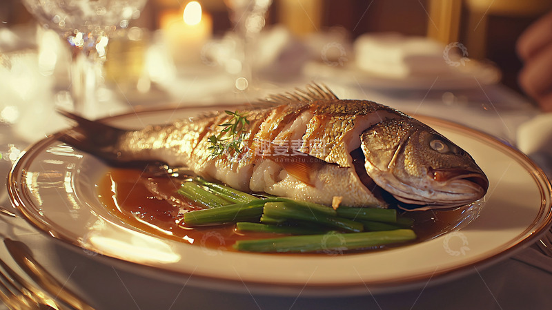高清大图下载【趣麦麦图】烤鱼