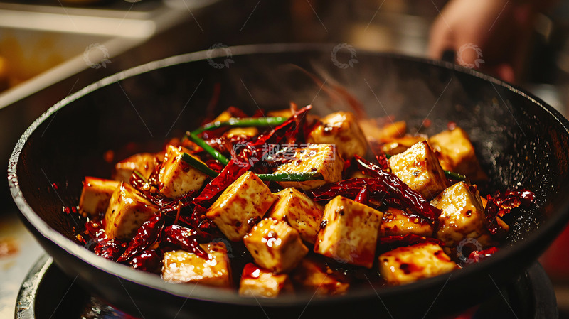 高清大图下载【趣麦麦图】香辣豆腐块