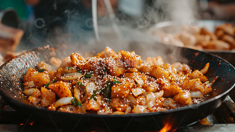 高清大图下载【趣麦麦图】香喷喷的炒菜