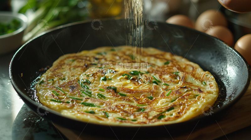 高清大图下载【趣麦麦图】煎蛋饼