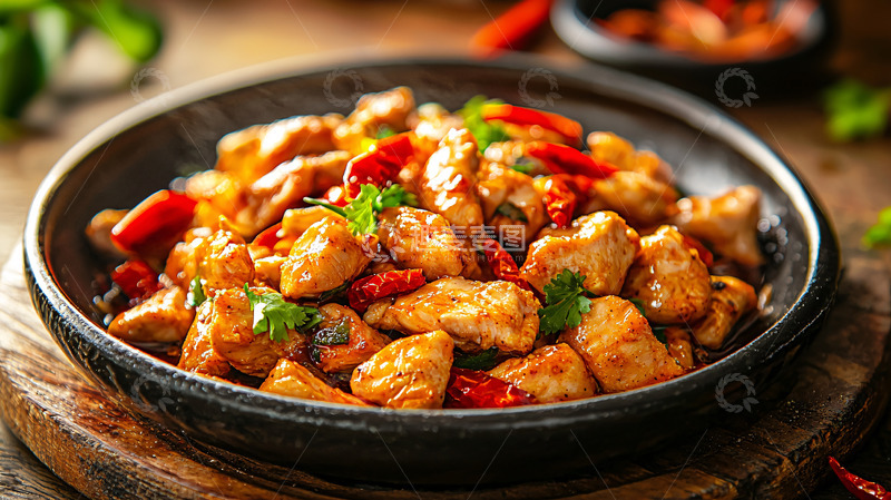 高清大图下载【趣麦麦图】红烧鸡块