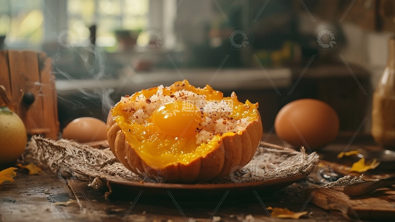 高清大图下载【趣麦麦图】南瓜盅