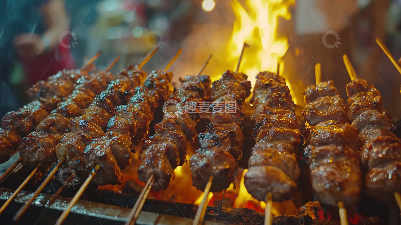 高清大图下载【趣麦麦图】烤肉串