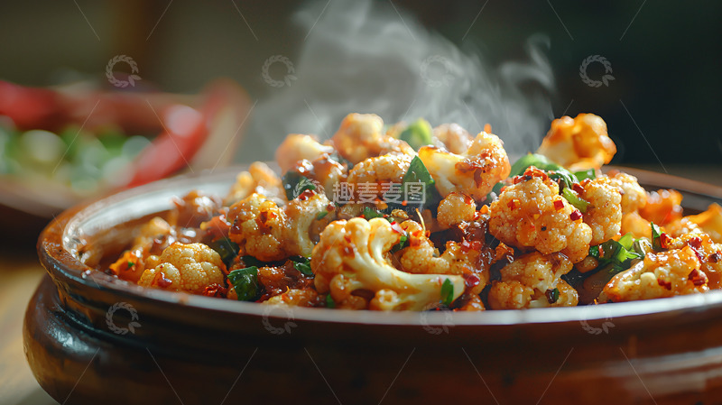 高清大图下载【趣麦麦图】香辣花菜