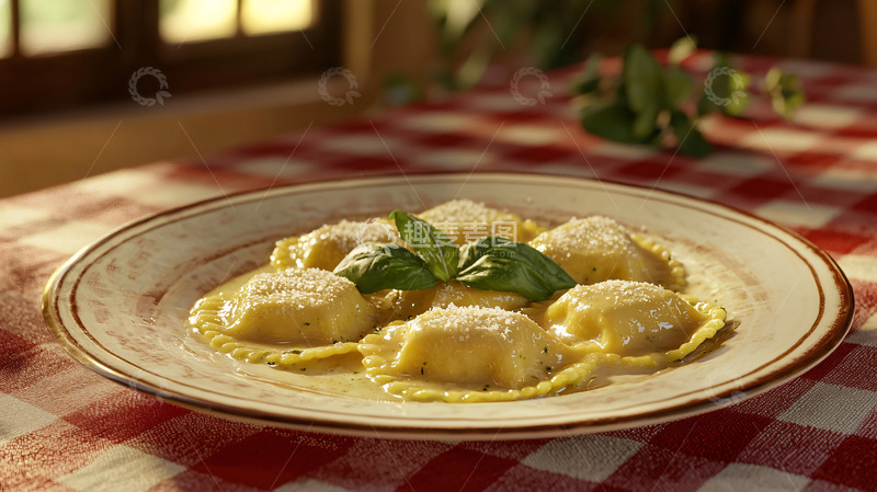 高清大图下载【趣麦麦图】意大利饺子