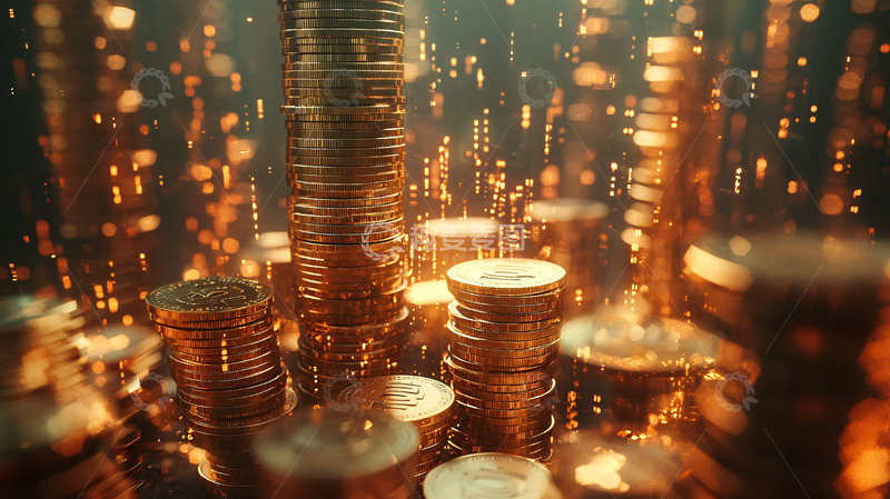 高清大图下载【趣麦麦图】金币雨