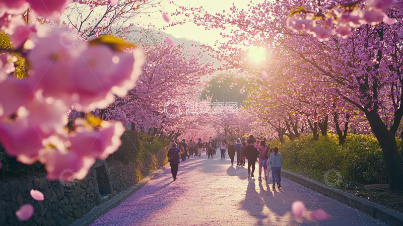 高清大图下载【趣麦麦图】春日樱花盛开