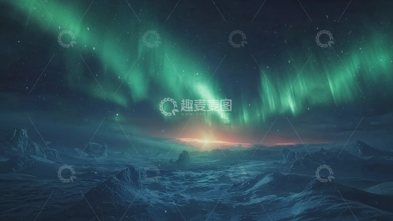 高清大图下载【趣麦麦图】极光