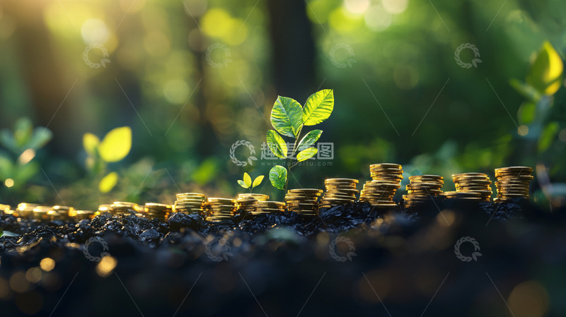 高清大图下载【趣麦麦图】绿色植物破土而出