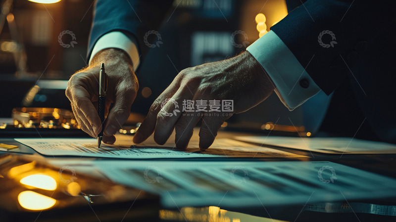 高清大图下载【趣麦麦图】商务人士办公