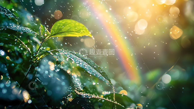 高清大图下载【趣麦麦图】雨后彩虹