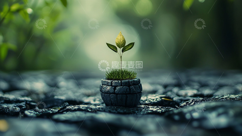 高清大图下载【趣麦麦图】小盆栽