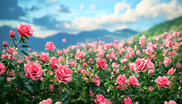 粉色玫瑰花背景图片