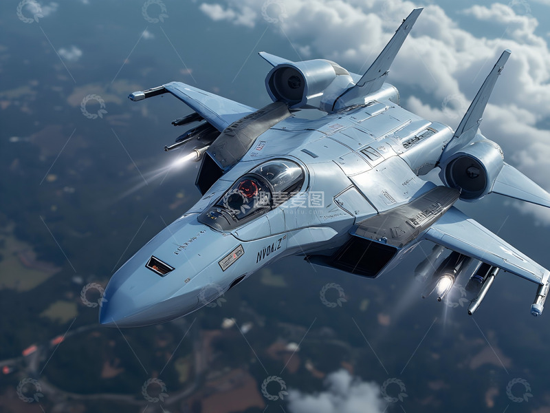 高清大图下载【趣麦麦图】酷炫的未来战机2