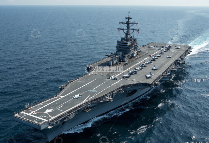 高清大图下载【趣麦麦图】巨无霸航空母舰2