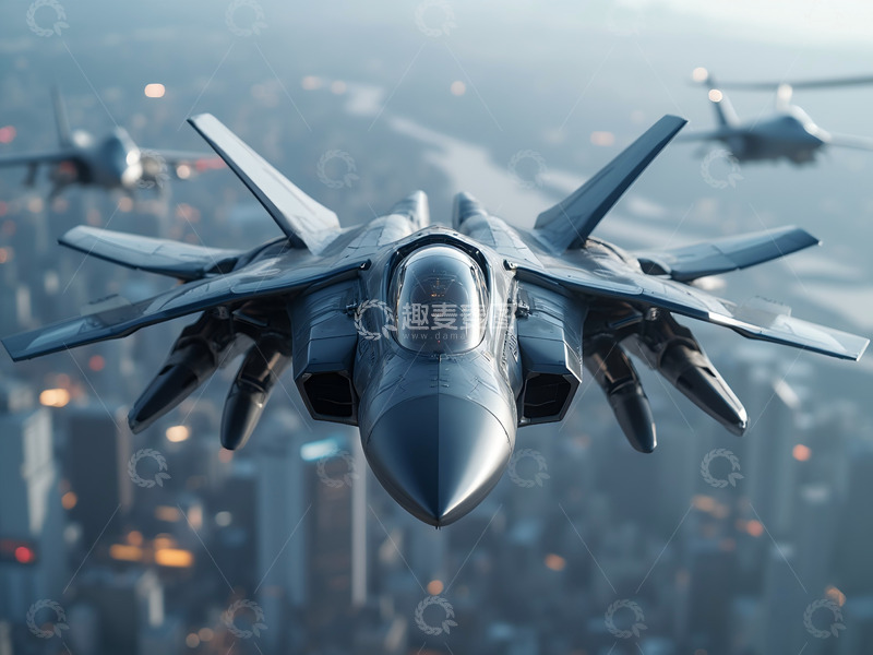 高清大图下载【趣麦麦图】酷炫的未来战机4