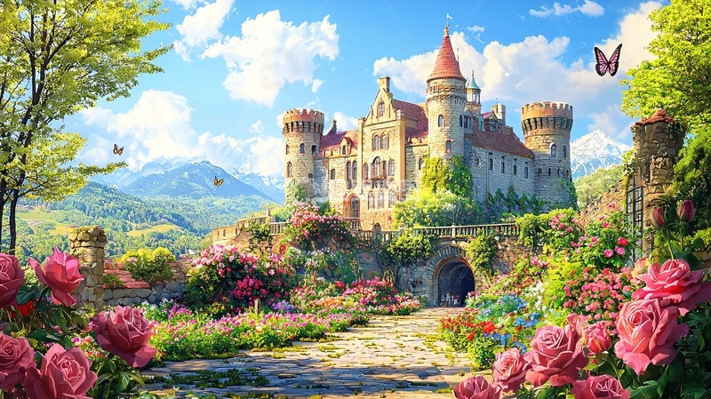 高清大图下载【趣麦麦图】梦幻城堡