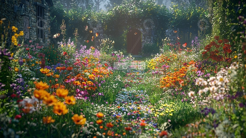 高清大图下载【趣麦麦图】梦幻花园