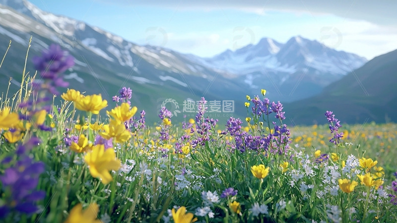 高清大图下载【趣麦麦图】高山野花