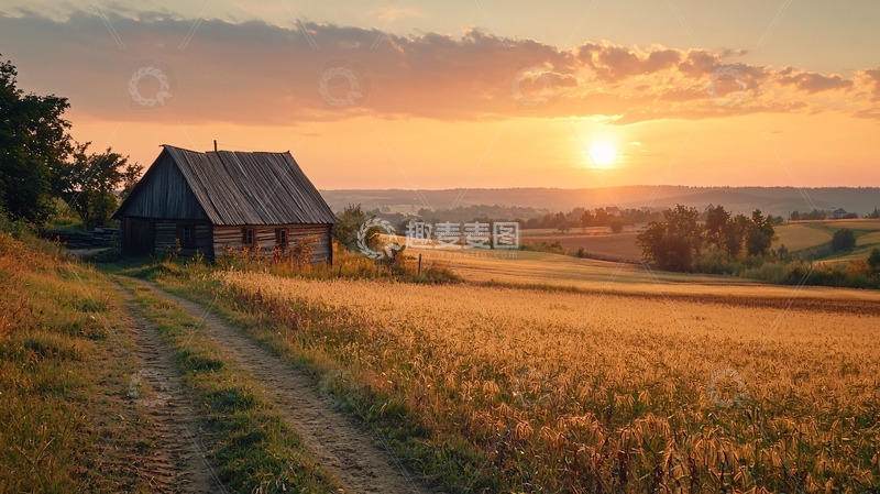 高清大图下载【趣麦麦图】田园风光8