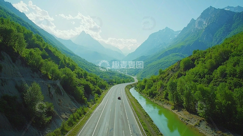 高清大图下载【趣麦麦图】山路