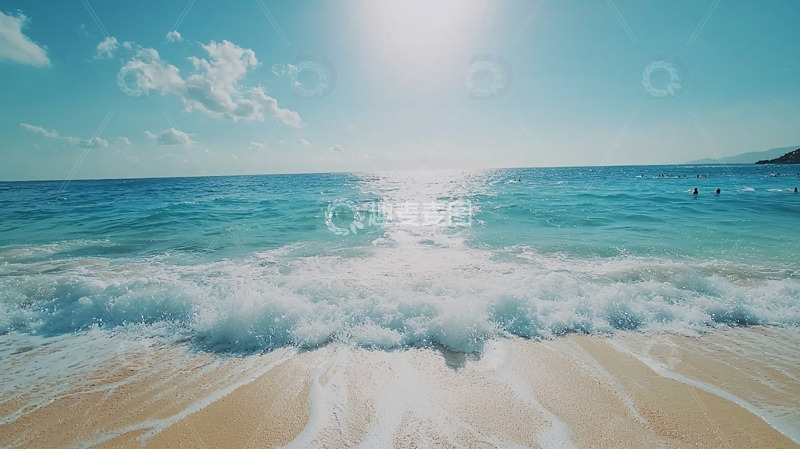 高清大图下载【趣麦麦图】阳光沙滩海浪4