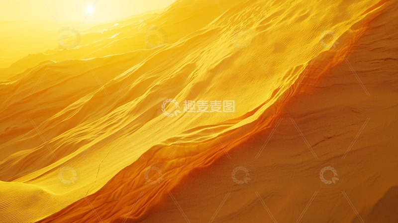 高清大图下载【趣麦麦图】沙漠日出