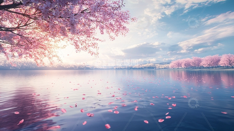 高清大图下载【趣麦麦图】粉色樱花