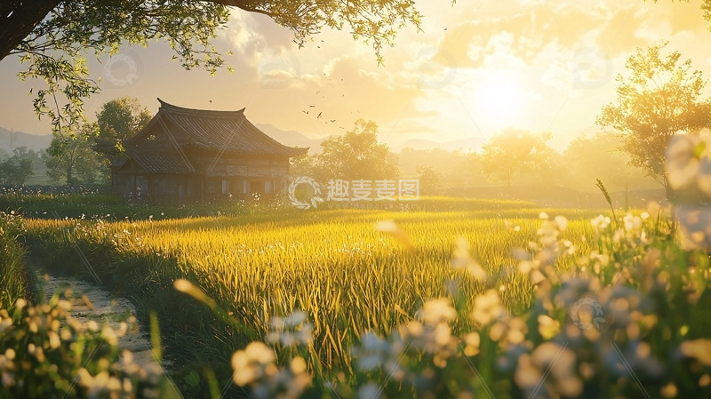高清大图下载【趣麦麦图】田园风光19