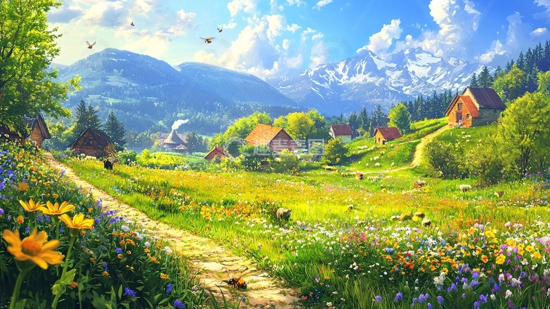 高清大图下载【趣麦麦图】田园风光21