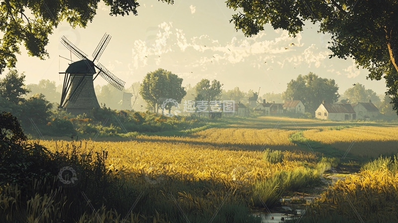 高清大图下载【趣麦麦图】田园风光23