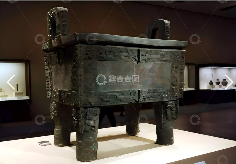 高清大图下载【趣麦麦图】商朝 司母戊鼎 