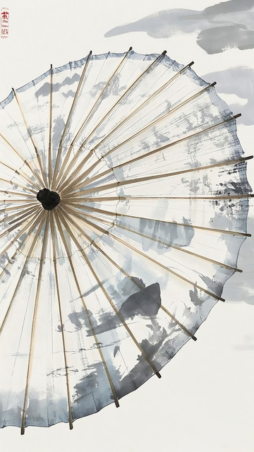 传统文化油纸伞