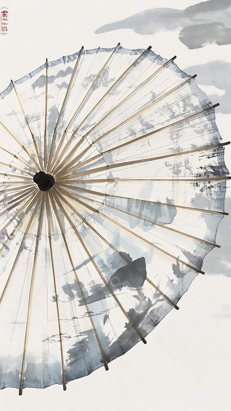 高清大图下载【趣麦麦图】传统文化油纸伞