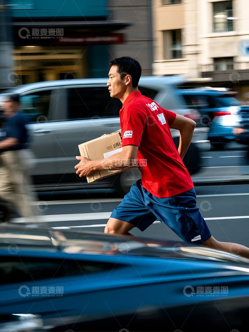 奔跑中的快递员1