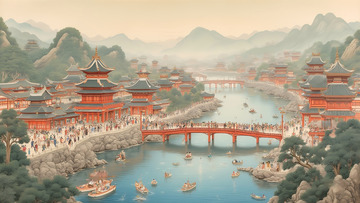  张择端清明上河图 