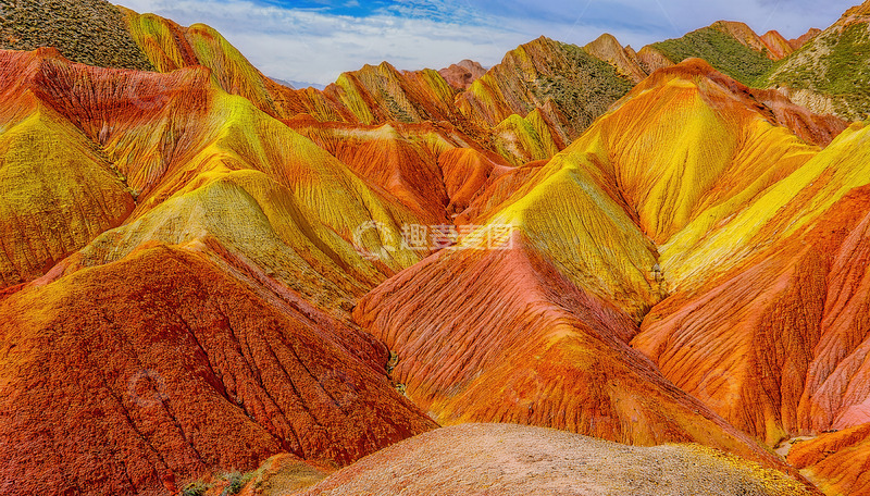 高清大图下载【趣麦麦图】五彩斑斓的壮丽丹霞地貌风光