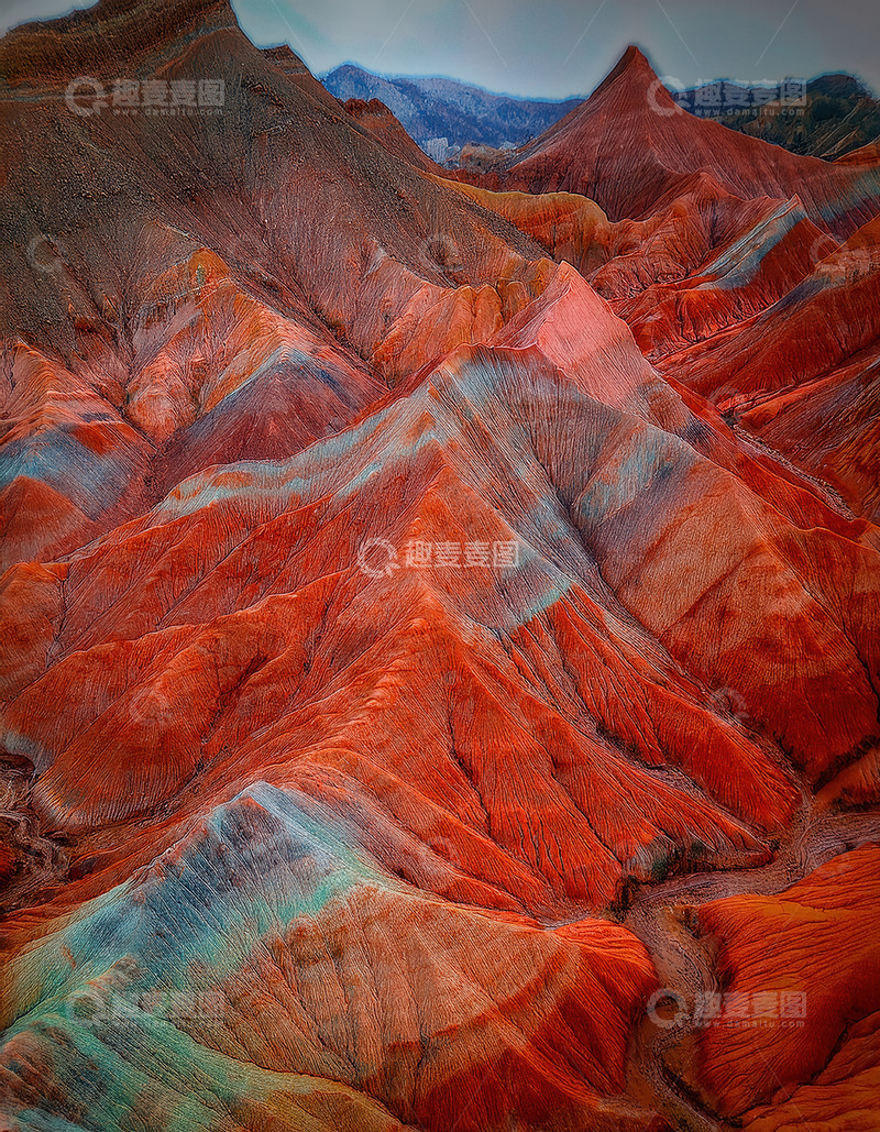 高清大图下载【趣麦麦图】色彩斑斓的梦幻丹霞地貌奇观